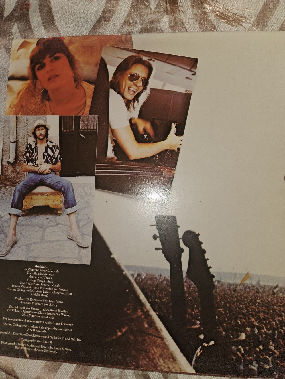 Eric Clapton Backless Vinyl Record 1978. - Picture 2 of 10